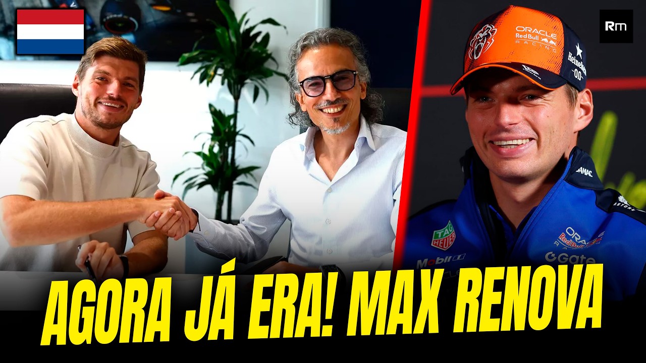 🚨 POR QUE MAX RENOVOU ATÉ 2030 COM A RED BULL? FIM DA NOVELA COM FINAL FELIZ PARA OS TOUROS E F1