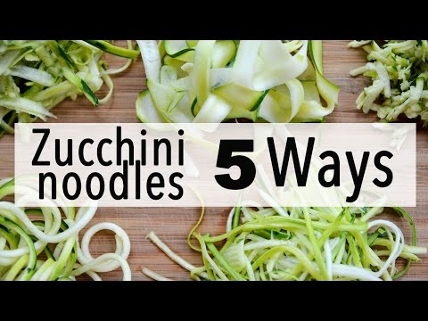 how to make zucchini pasta