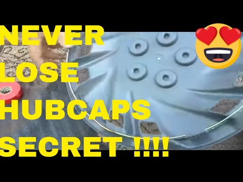 how to fasten hubcaps