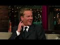 Kiefer Sutherland on David Letterman, november 9th 2006 Kiefer Sutherland on David Letterman, november 9th 2006