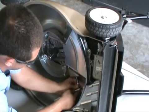 how to change belt on ariens lawn mower