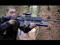Airsoft War FPS M14 EBR, ICS CXP Tachyon OPS HD Scotland
