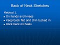 Posture Exercises - Back of Neck Stretch Posture Exercises - Back of Neck Stretch
