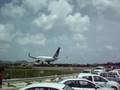 Continental Airlines landing Sint Maarten