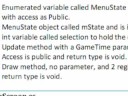 New XNA - Paddles Menu Screen Text Class P1