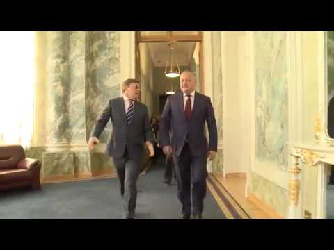 Игорь Додон встретился с генеральным секретарём Межпарламентской ассамблеи СНГ Юрием Осиповым