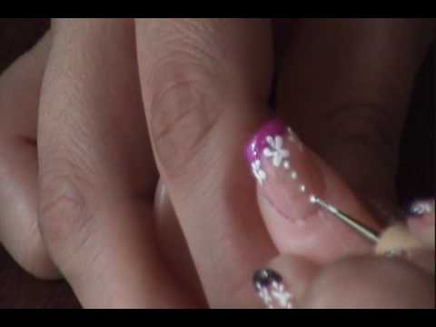 manicure flores - Thanks for watching, don't forget to rate, comment and subscribe =) Gracias por ver, no olviden calificar, comentar y suscribirse =)