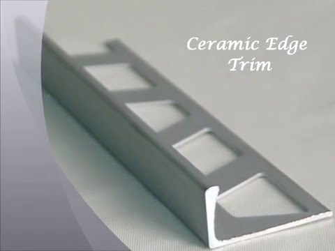 how to fit tile trim