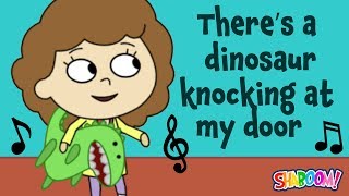 There’s a Dinosaur Knocking at my Door – the preschool song