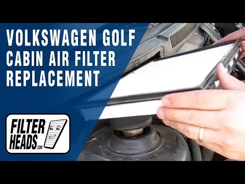 Cabin air filter replacement- Volkswagen Golf