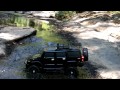 Scale RC 4x4. Axial SCX-10 Hummer H2 on and In the River.