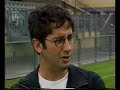 From Fantasy World Cup. Skinner and Baddiel re-create the Peru keeper's infamous foul
