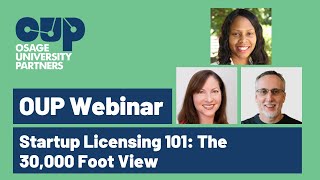  Startup Licensing 101: The 30,000 Foot View 