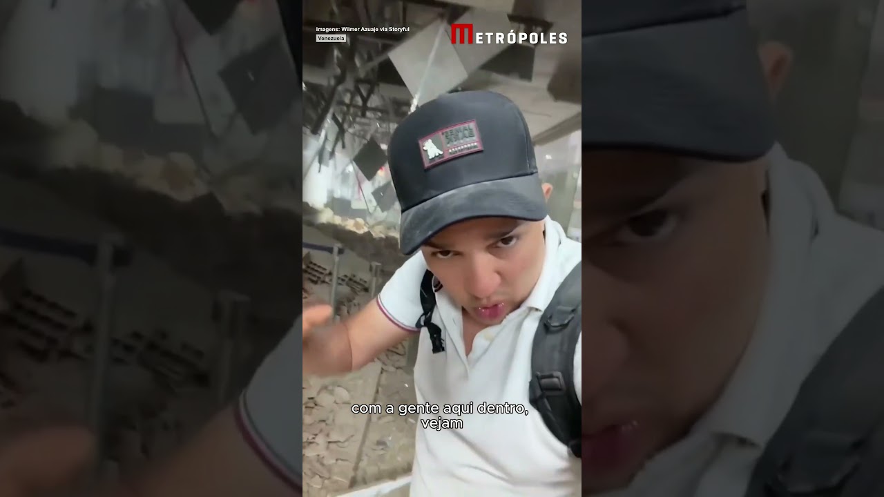 Imagens mostram aeroporto destruído após terremoto na Venezuela