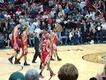 little conflict on the basketball courts- Yao is down!! little conflict on the basketball courts- Yao is down!!