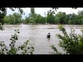 Prague FLOODS 2013, Kampa Park, Наводнение в Праге ...