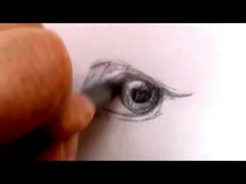 how to draw human eyes