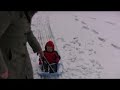Sledding with Annabelle