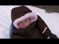 Sledding with Annabelle