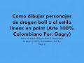 gohan en paint by gagry