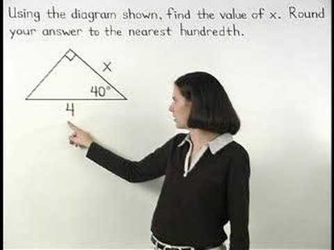 trigonometry - For a complete lesson on sin cos tan, go to http://www.MathHelp.com - 1000+ online math lessons featuring a personal math teacher inside every lesson! In thi...