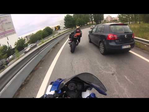 gsx r - Testing my new GoPro Hero 3 Silver Edition on my helmet.