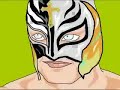 JEFF HARDY VS TRIPLE H VS EDGE (CARTOON)