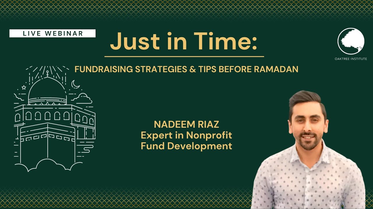 Just in Time: Fundraising Strategies and Tips before Ramadan