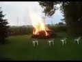 Funny: How NOT to light a bonfire....
