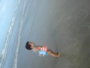 Heitor na praia
