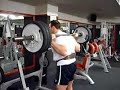 JEANPAUL AT THE GYM SQAUTS