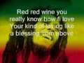 Bob Marley Red Red Wine