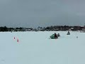 1966 Evinrude & Johnson Skee Horse Oval Snowmobile Race