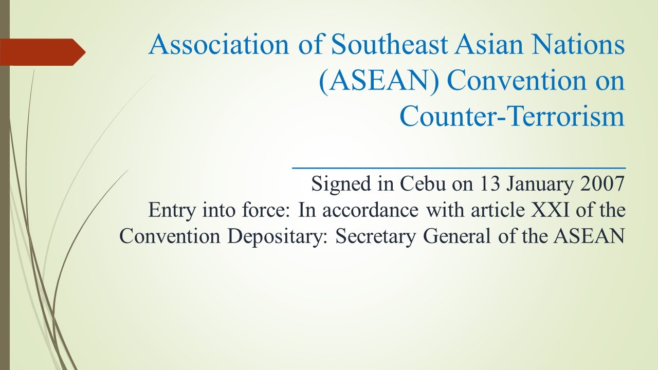 Association of Southeast Asian Nations Convention on Counter Terrorism