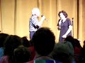 july, 2004, stamps baxter singing school nashville, tn ben speer and allsion durham speer sing a duet