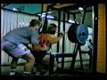 Young Lee Priest squats 5 plates Young Lee Priest squats 5 plates