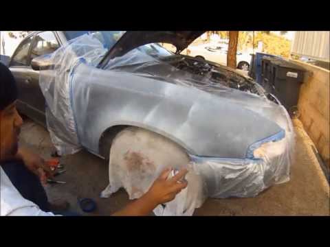 how to paint a vehicle with spray paint