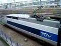 TGV Atlantique leaving Paris Montparnasse