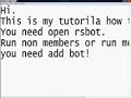 How to use rsbot