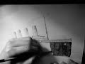 Drawing The RMS Titanic (time-lapse)