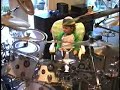 julian lighting up the drums!