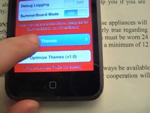 iPod Touch Ferrari Theme