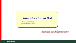 La contabilización del IVA