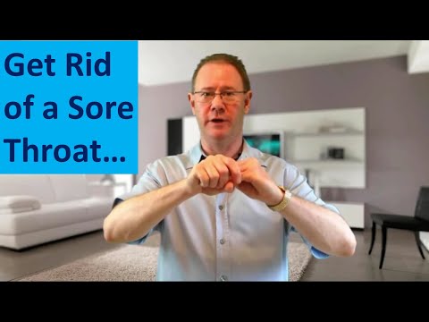 how to cure a sore throat overnight