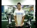 Anthony doing bicepts on heavy weight
