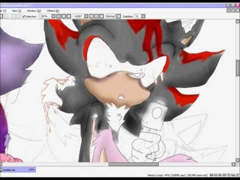 how to draw zombie sonic