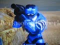 halo 3 a Cowbell skull,  silver skull halo3 using a chopper