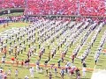 The Auburn University Marching Band performs pregame festivities at the Auburn-LSU game 2006.
