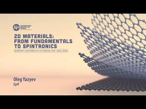 Novel structural and electronic phases of 2D transition metal dichalcogenides - Oleg Yazyev