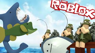Roblox Fishing For Giant Fish Fishing Tycoon Roblox Sharks